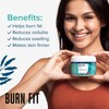 Burn Fit Body Gel, Lightweight Anti-Cellulite Workout Enhancer for Belly
