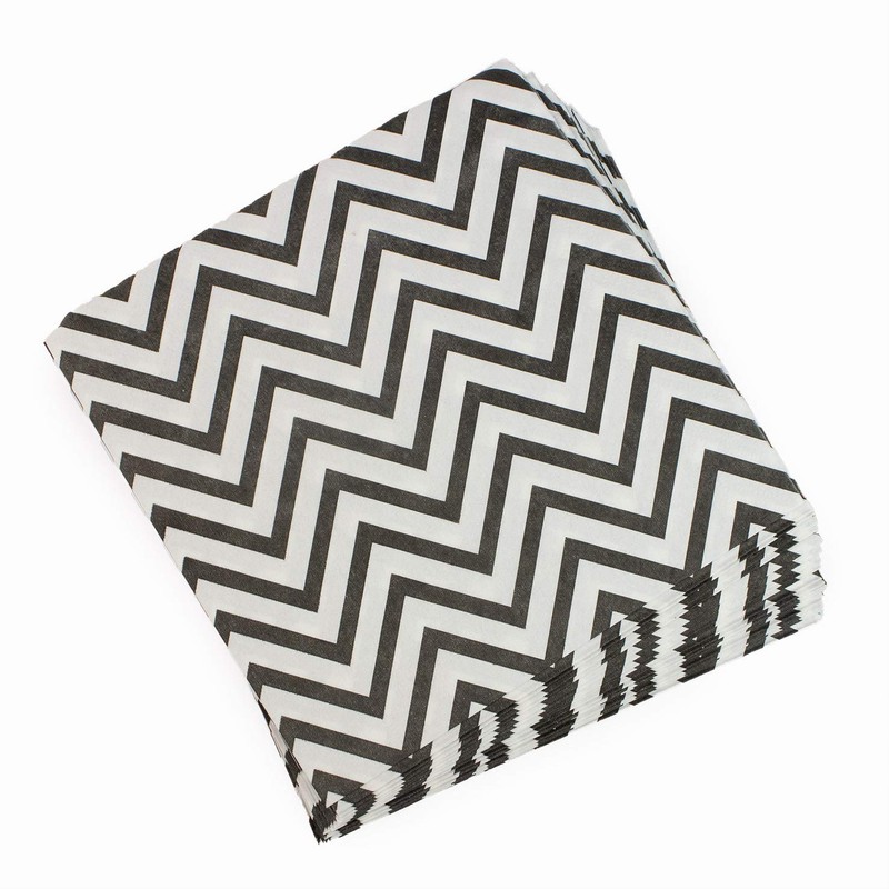 youmewell desechables negro servilletas de papel de fiesta 60 unidades, Negro