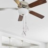 Aceple 2PCS Crystal Ceiling Fan Pull Chain, Decorative Fan Pull