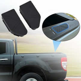 Riloer 2Pcs Left and Right Silica Gel Bed Rail Stake Pocket Covers Compatible with Chevy Colorado GMC Canyon 2023-2026