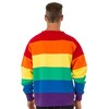 Beach Outfitters Unisex Rainbow Pride Crew Neck Sweatshirt, Rainbow, M