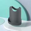 Tiwerlfe Silicone Adult Bib, Adjustable and Washable Bib for Men
