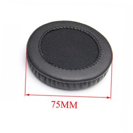 FELTECHELECTR 2pcs Black Replacement Headset Earpads Cushions Comfortable Sponge Covers for Enhanced Sound Isolation and Extended Listening