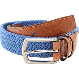 Torino Leather Co. 32MM Italian Woven Multi Cotton Elastic Royal 44