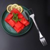 Premium Stainless Steel Watermelon Slicer Fork Set - 2-in-1 Cutter