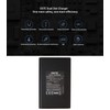 DSTE LP-E17 Dual LCD Battery Charger Compatible with Canon EOS