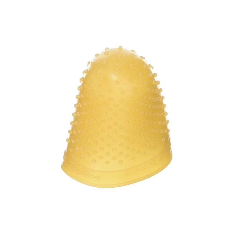 Swingline Rubber Finger Tips, Size 14, X-Large, Amber, 1/Dozen