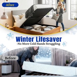 C1608054 20" Gas Prop Spring Strut 20 inch 100 Lb Per Shock C16-08054 for Camper Shell RV Bed Tonneau Cover Storage Box Basement Door Floor Hatch Window Lift Struts (Fit 85-110LBs Lid, No Brackets)