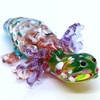 Sansukjai Axolotl Miniature Hand Blown Glass Art Figurines Animals Collectible