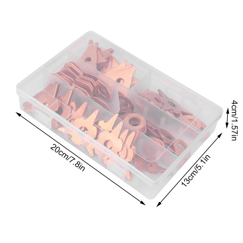 Dent Pulling Puller Rings, 110Pcs Dent Pulling Straight Washer Triangle