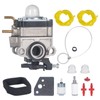 Mikatesi 753-05908 Carburetor with Air Filter Kit for Troy-Bilt TB4SC