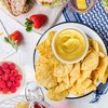 100 Pack 8oz Compostable Paper Bowls,Natural Bagasse Bowls