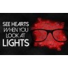 GloFX Ultimate Heart Diffraction Glasses - 3D Rainbow Hearts Effect