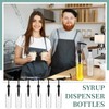 Maxdot 6 Pcs 25 oz Syrup Bottles with Pump Plastic