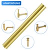 OPERMAXER Brass immersion pipe, 300 mm for siphon, extension pipe,