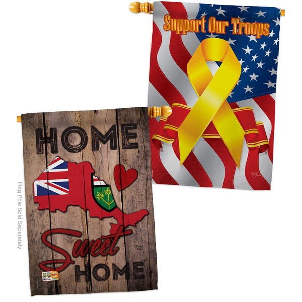 Canada Provinces Ontario Home Sweet House Flags Pack Regional Canadian