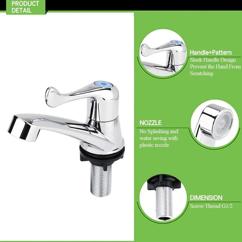 DeWin Simple Cold Tap for Kitchen Sink Sink (G1/2)
