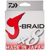 Daiwa J-Braid 300M 8-Strand Woven Round Braid Line, Chartreuse, 10