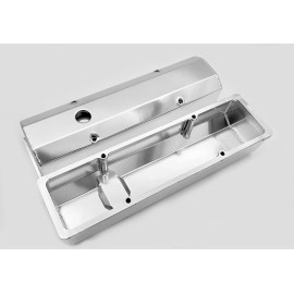 HRC SB Chevy Valve Covers Fabricated Tall Small Block SBC 327 350 383 400 Polished