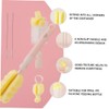 Baluue 2sets Feeding Bottle Cleaning Brush Pacifier Brush Rotating Design