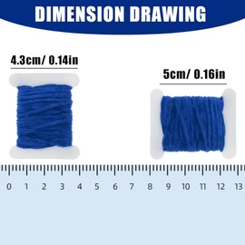12 Pcs Fly Tying Chenille Fly Tying Materials,Craft Tieing Fly Tying Chenille DIY Dry Fly Tying Thread,Worms Rayon Fly Fishing Tying Materials Yarn Tinsel for Streamers Wooly Buggers Nymph Flex Hackle
