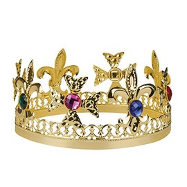 Adult King Crown with Faux Gemstones