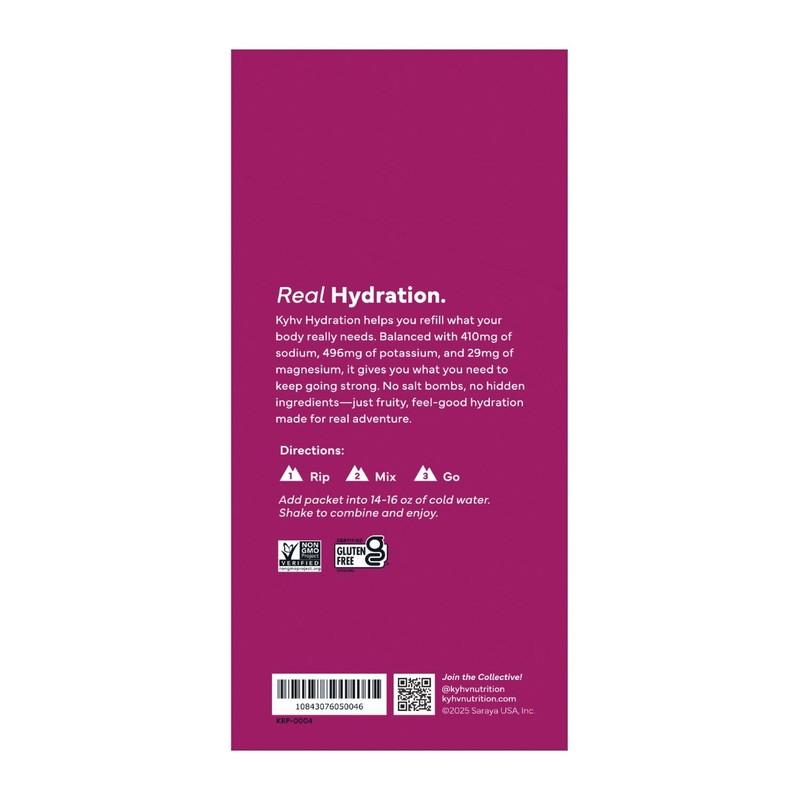 Kyhv Nutrition - Hydration Electrolyte Drink Mix (Berry Pomegranate -