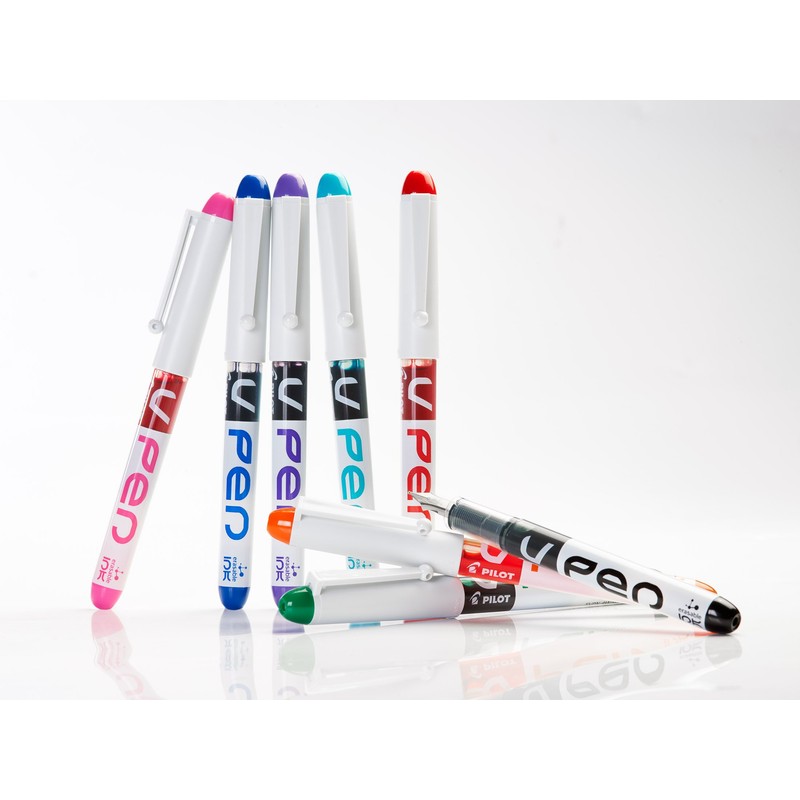 PILOT - Set di 6 Penne Stilografiche V-Pen - Inchiostro