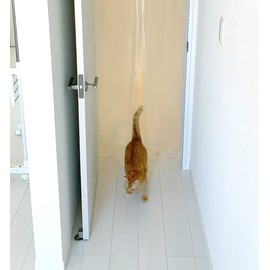 LMT-10P LMT-10P Translucent Type for Dogs and Cats to Entry Freely! Keeps Cold and Warm Air Even When The Door Is Open, Energy Saving Measures, Room Dividers, 35.4 x 98.4 inches (90 x 250 cm)
