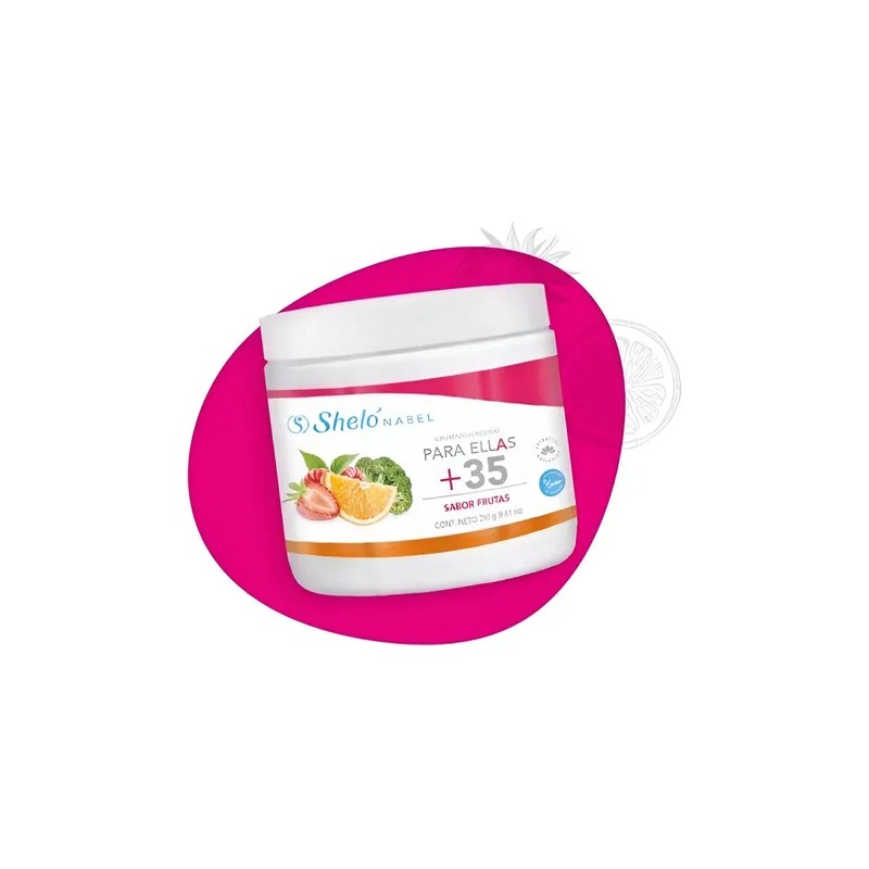 Multivitamínico de Mujer Sheló Nabel Sabor Frutas Womens Multivitamin Powder,