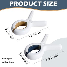 Sunbed Towel Clips - 10 Pack Windproof Non-Slip Beach Accessories,Towel Pegs for Sun Loungers,Hanging Clips for Cruise Laundry Pool Chairs Pool Chairs Garden Clothes Pin Quilt Drying Washing Line