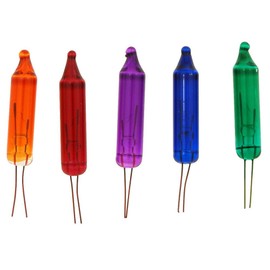 NICOLAS HOLIDAY GE53005 2.5V Multi Replacement Bulb, 5-Pack