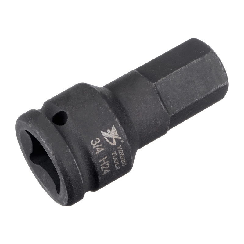 sourcing map 24mm Impact Hex Bit Socket, 3/4" Drive 80mm