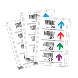 Durable Insertion Labels 150 x 67 mm for Label Pockets, 80 Labels on A4 Sheets, White, 100302