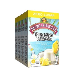 Margaritaville Margaritaville Singles To Go Water Drink Mix - Pina Colada Flavored, Non-Alcoholic Powder Sticks 6 CT, 0.70 Ounce (Pack of 4)