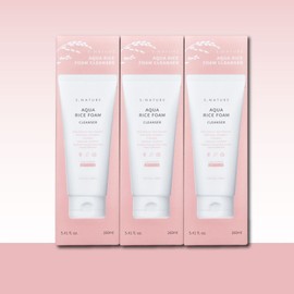 S-Nature Aqua Rice Mildly Acidic Cleansing Foam 160ml 3pcs / 에스네이처 아쿠아 라이스 약산성 클렌징폼 160ml 3개