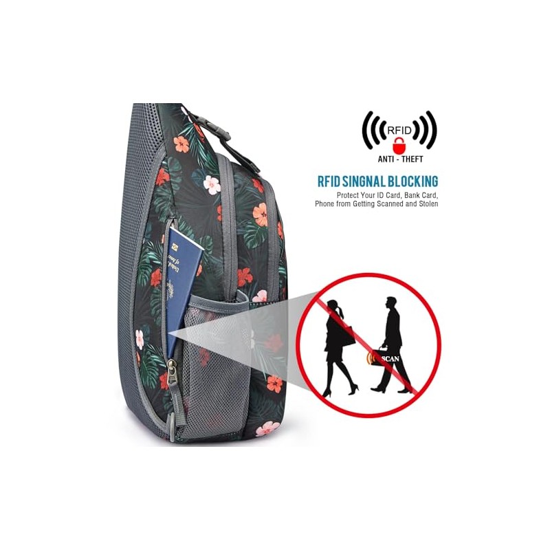 G4Free Sling Bag Sling Backpack Crossbody Chest Bag Daypack für