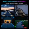 Multicolor Solar Driveway Deck Lights, [4 Pack] 12 Modes IP67