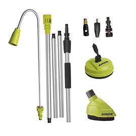 Sun Joe SPX-HCS-MAX Home Cleaning System, Includes Turbo Nozzle, Surface Splashguard, Extension Wand, Cleaning Nozzle, Patio Cleaner and Universal Adapters for Most Pressure Washers Up to 3500-PSI