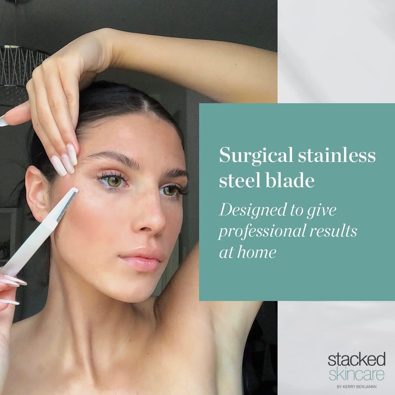 StackedSkincare Dermaplaning Replacement Blades - 3 Pack Face Razor Refills