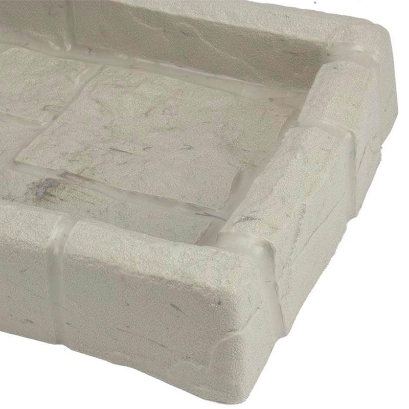 Suncast Poly Composite Easy to Use Decorative Outdoor Rain Gutter