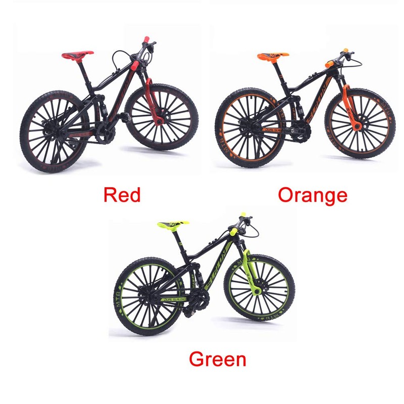 Kakalote Mini Finger Bikes, 1:10 Scale Alloy Mountain Bicycle Model