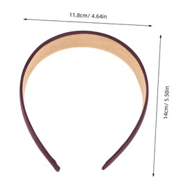 BESPORTBLE 4pcs Solid Color Headbands for Women Comfortable Wide Elastic Hair Accessories for Parties Ceremonies Everyday Use Adorable Minimalist Design