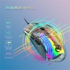 MAMBASNAKE X400 Gaming Mouse, Transparent Skeleton Mouse, Wired, Lightweight, Programmable,
