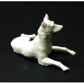 Three Inches Under 1:24 1:25 G scale model resin Doberman Pinscher dog figure 1/25