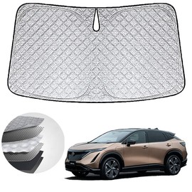 WAIROGA Nissan Aria FE0 Front Sun Shade, 6-Layer Construction, Special Design, UV Protection, Storage Bag, Easy Installation, No Suction Cup, Manufacturer Direct
