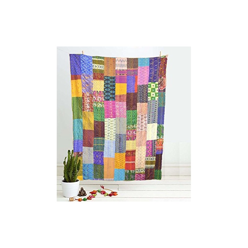 KraftDirect Quilts Throws, Decorative Throws For Sofa, Quilted Throws For