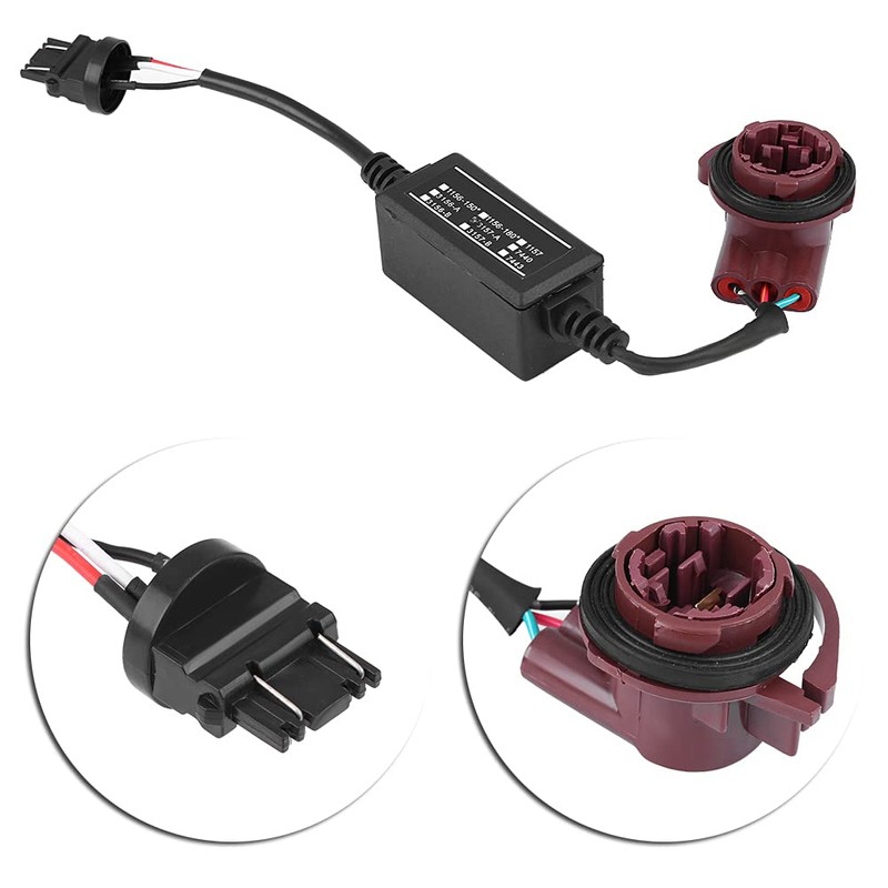 LED Decoder, Pack of 2 Black ABS 12V 3157A LED