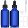 Bumobum Dropper Bottles, 4oz Blue Bottle with Dropper for Essential