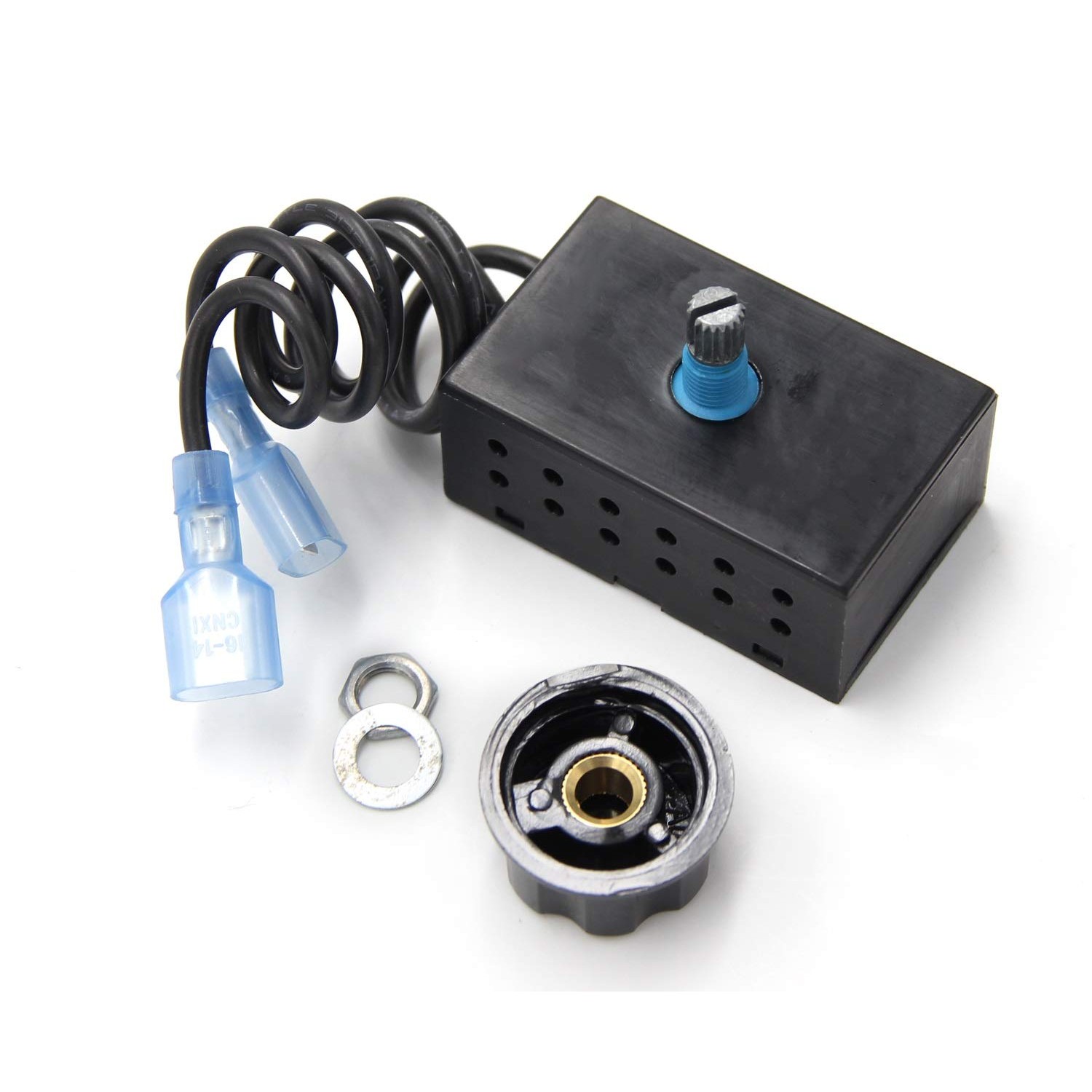 Hongso Fireplace Stove Blower Fan Variable Rheostat Speed On/Off Switch ...